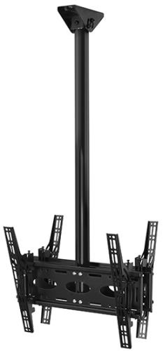 Uchwyt sufitowy typu BACK to BACK B-TECH Tilt BT8428-150/B