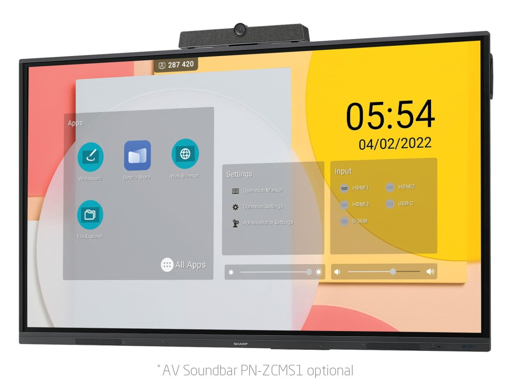Monitor Sharp PN-L752B