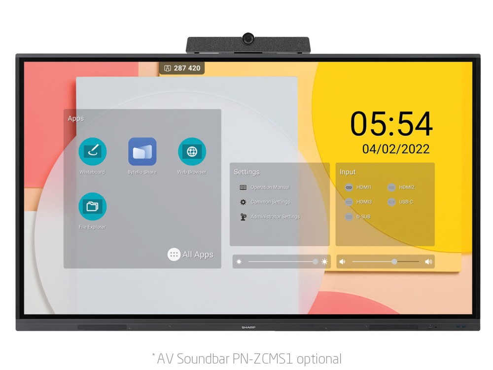 Monitor Sharp PN-L752B
