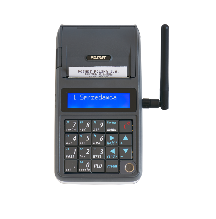 Kasa fiskalna Posnet MOBILE Online z modemem GPRS + kartą SIM