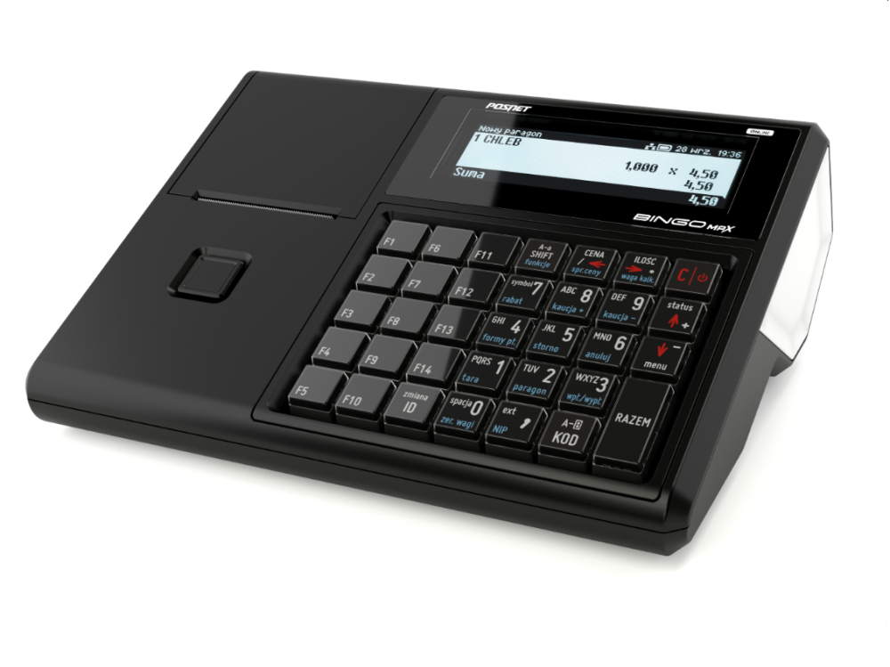 Kasa fiskalna Posnet BINGO MAX Online WIFI