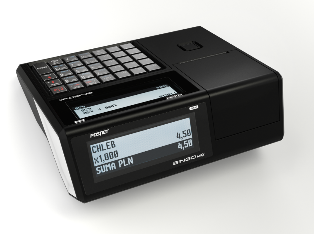 Kasa fiskalna Posnet BINGO MAX Online LAN