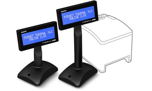 Drukarka fiskalna POSNET THERMAL XL2 ONLINE 2" LAN + wyświetlacz OLED/wolnostojący
