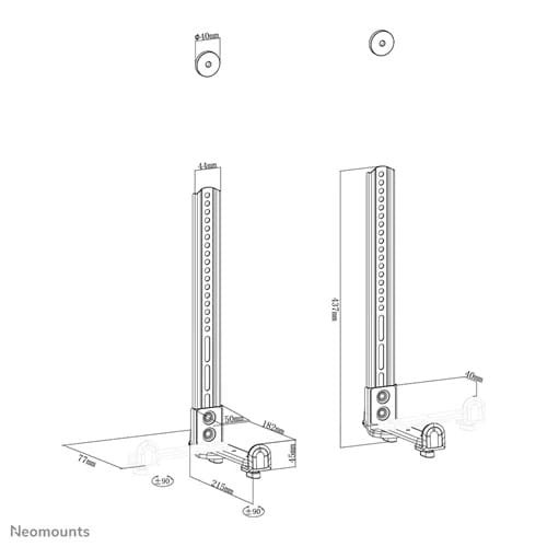 Uchwyt do soundbara Neomounts by Newstar AWL29-650BL1