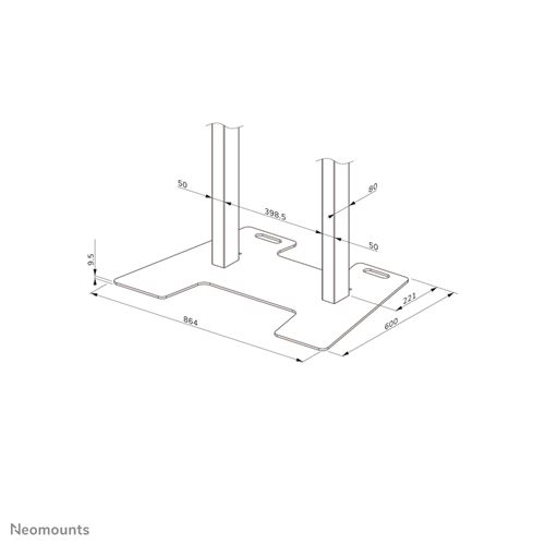 Podstawa statywu Neomounts AFP-875BL