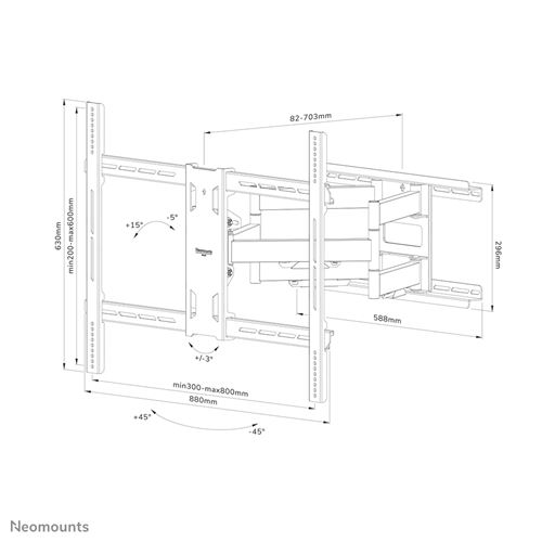 Uchwyt Neomounts WL40S-950BL18