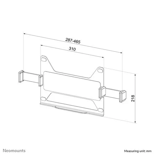 Uchwyt Neomounts ADS20-425BL1