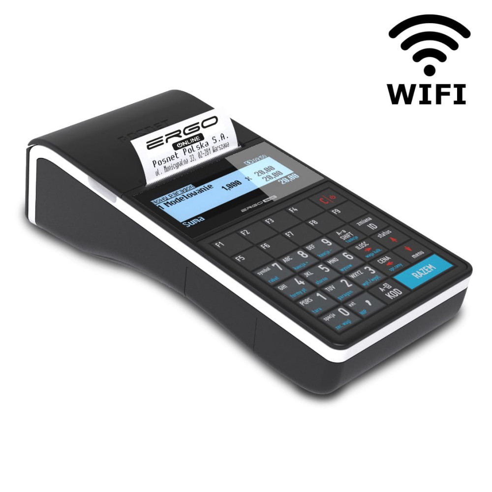 Kasa fiskalna POSTNET ERGO Online + MODUŁ WIFI