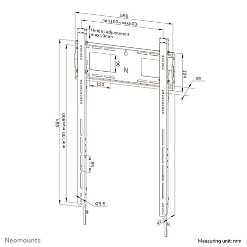Uchwyt Neomounts WL30-750BL18P