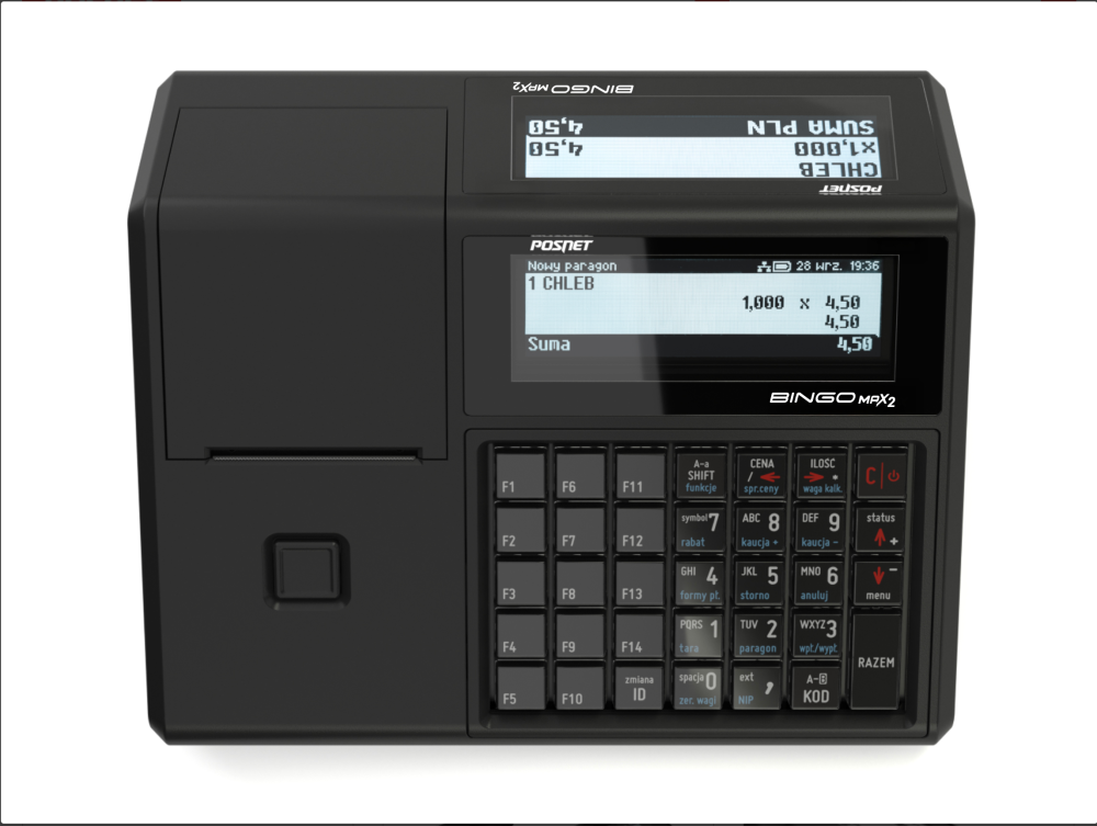 Kasa fiskalna Posnet BINGO MAX 2 Online WIFI