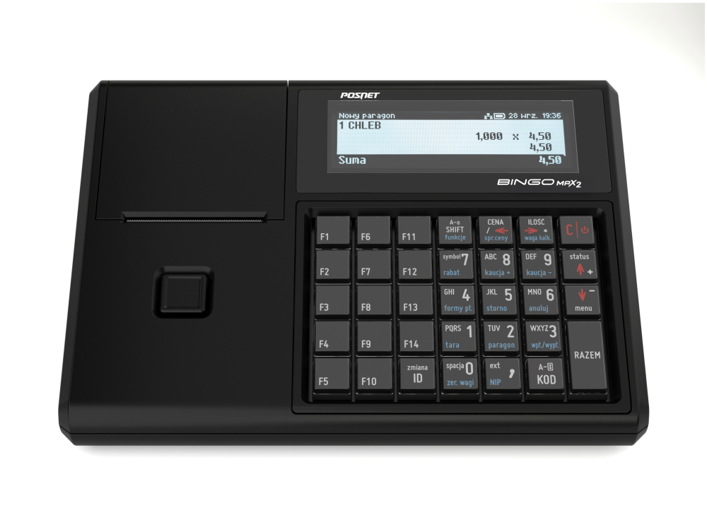 Kasa fiskalna Posnet BINGO MAX 2 Online WIFI