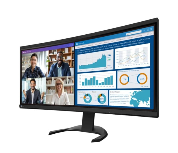 Monitor EIZO FlexScan EV3450XC-BK
