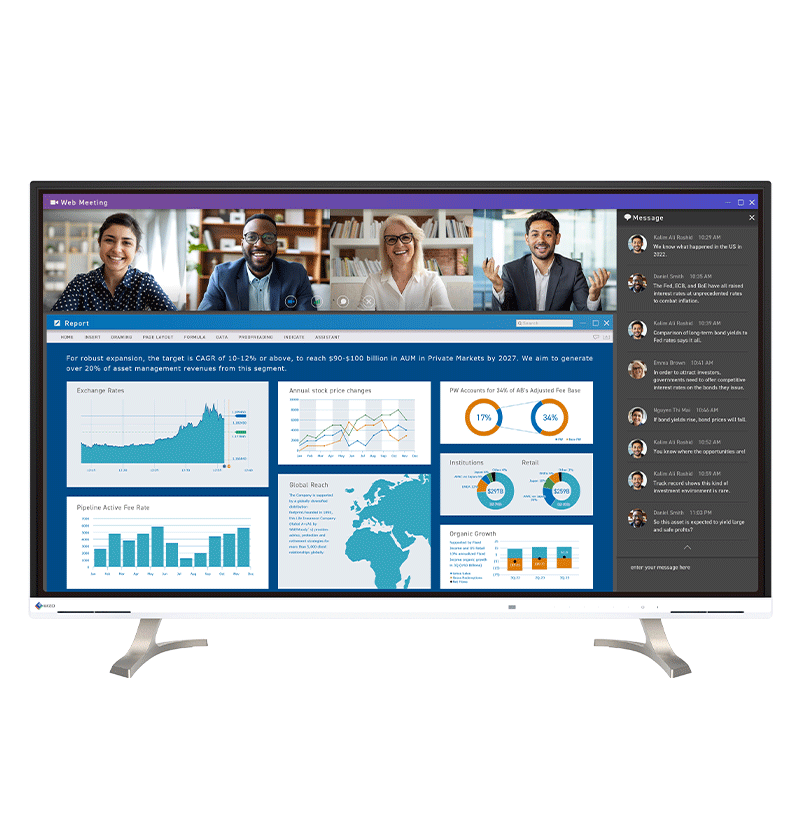 Monitor EIZO FlexScan EV4340X-BK [czarny]