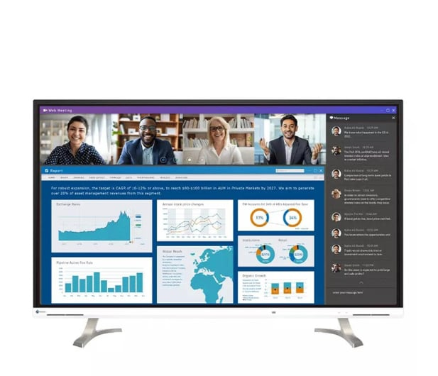 Monitor EIZO FlexScan EV4340X-WT [biały]