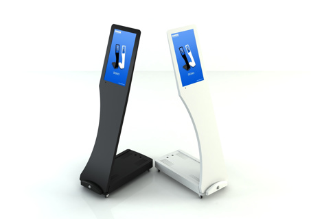 Mobilny kiosk informacyjny SWEDX Signo Touch 15,6" biały