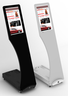 Mobilny kiosk informacyjny SWEDX Signo Touch 15,6" biały