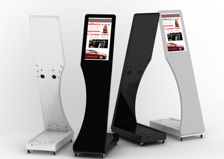 Mobilny kiosk informacyjny SWEDX Signo Touch 15,6" biały