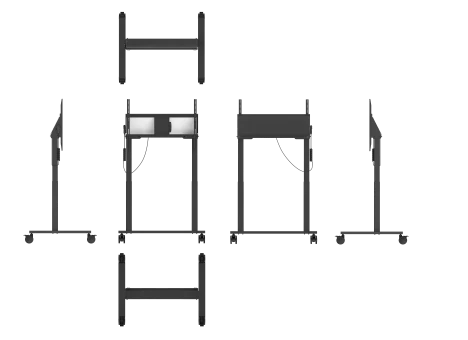 Statyw mobilny Avtek Electric Stand V4 TouchScreen
