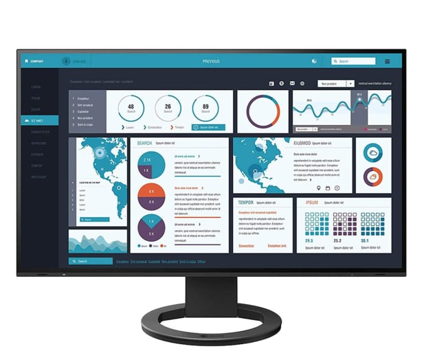 Monitor EIZO FlexScan EV2495-BK [czarny]