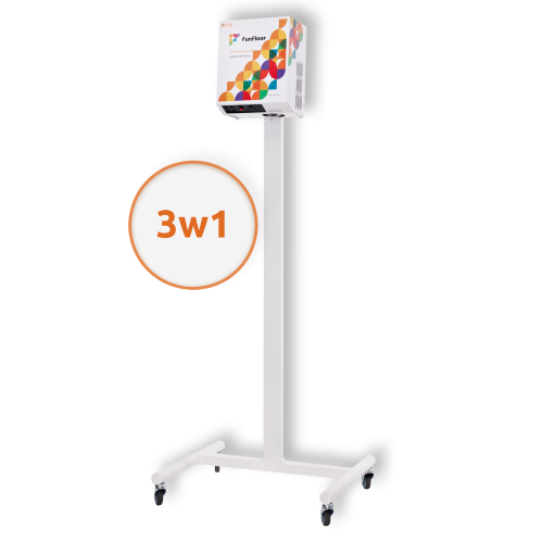 Podłoga interaktywna FunFloor Mobilny 3w1 + statyw + akcesoria