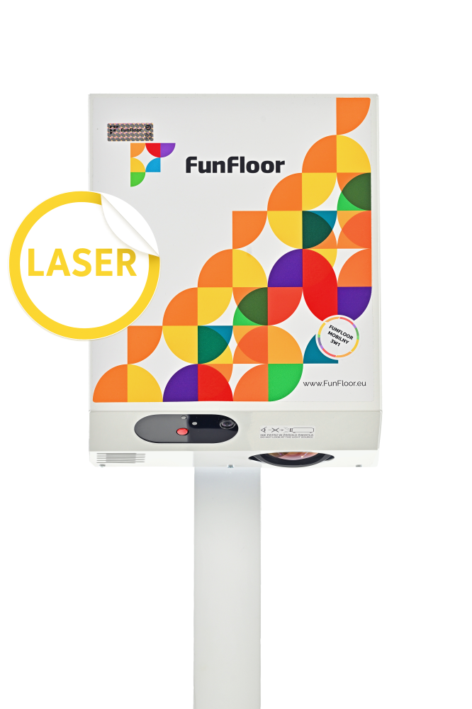 Podłoga interaktywna FunFloor MOBILNY PREMIUM 3w1