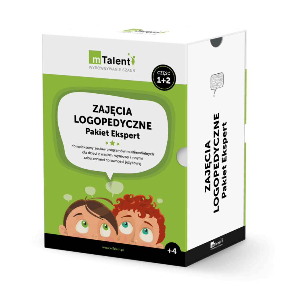 mTalent Program edukacyjny mTalent Zajęcia logopedyczne - Pakiet Ekspert