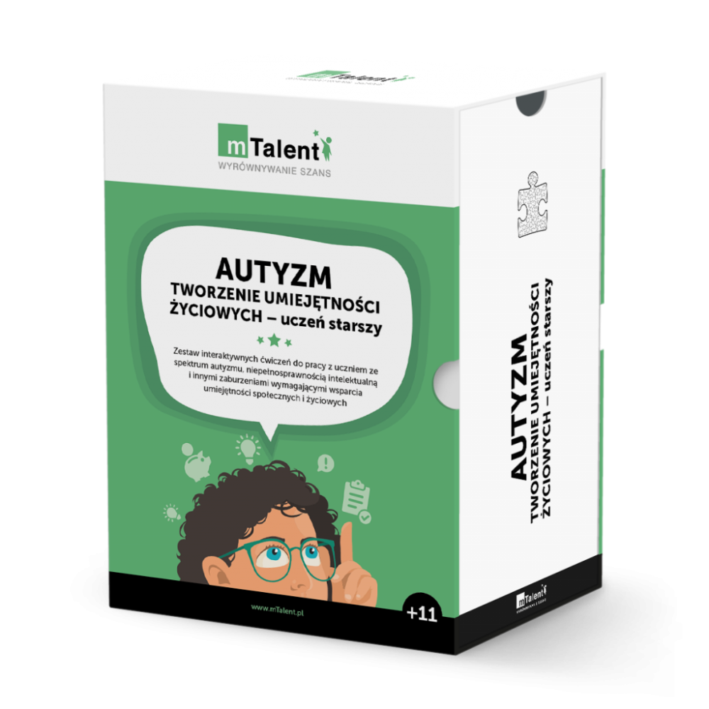 mTalent Autyzm. Tworzenie umiejętności życiowych – uczeń starszy