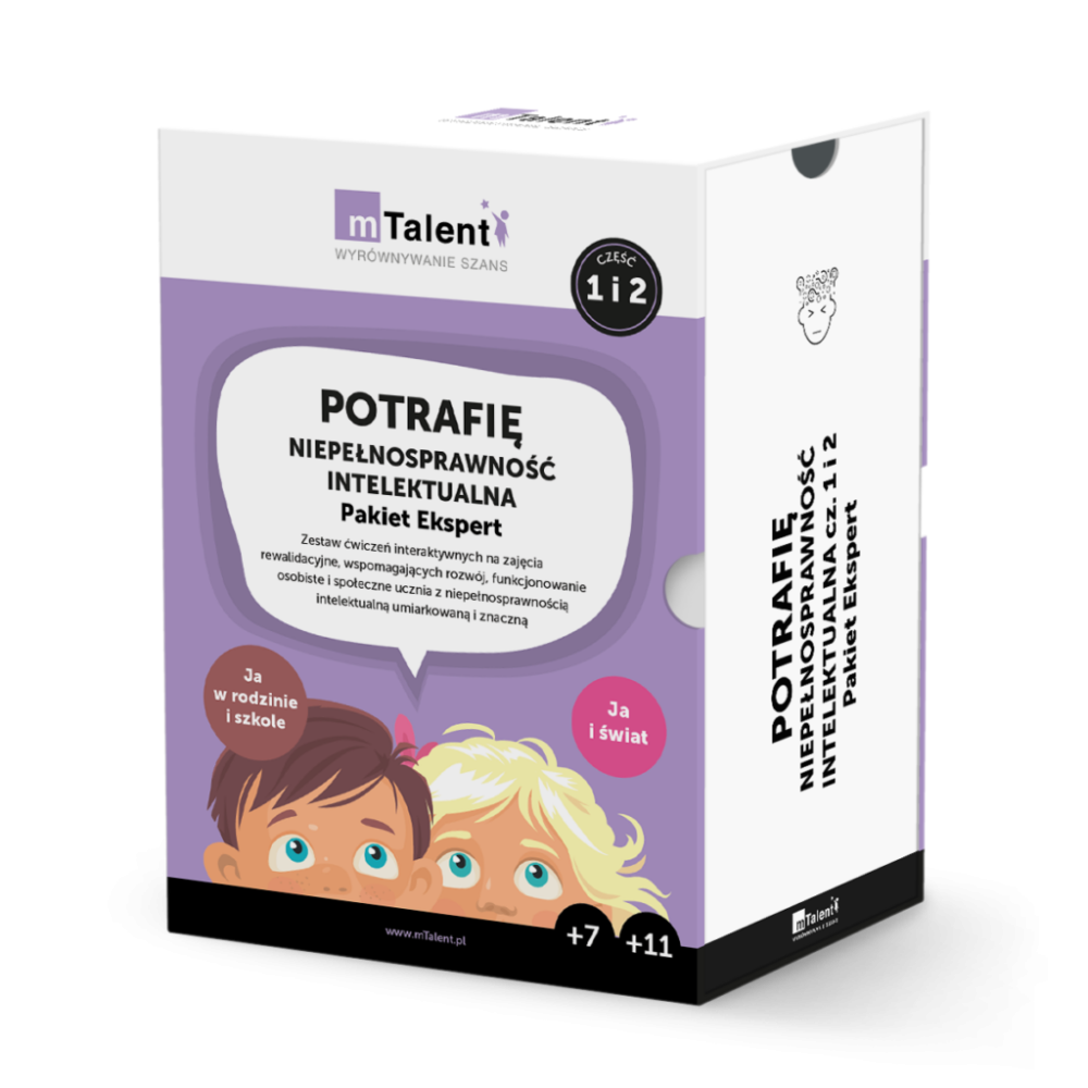 mTalent Potrafię. Niepełnosprawność intelektualna - Pakiet Ekspert (cz. 1 i cz. 2)