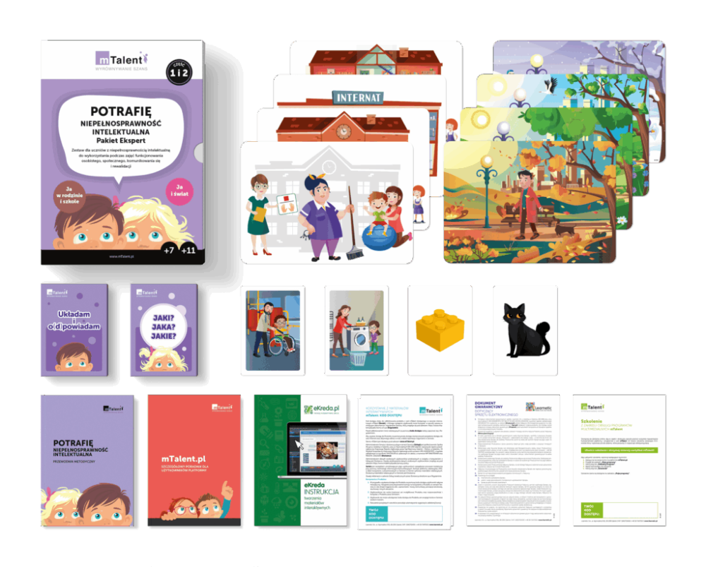mTalent Potrafię. Niepełnosprawność intelektualna - Pakiet Ekspert (cz. 1 i cz. 2)