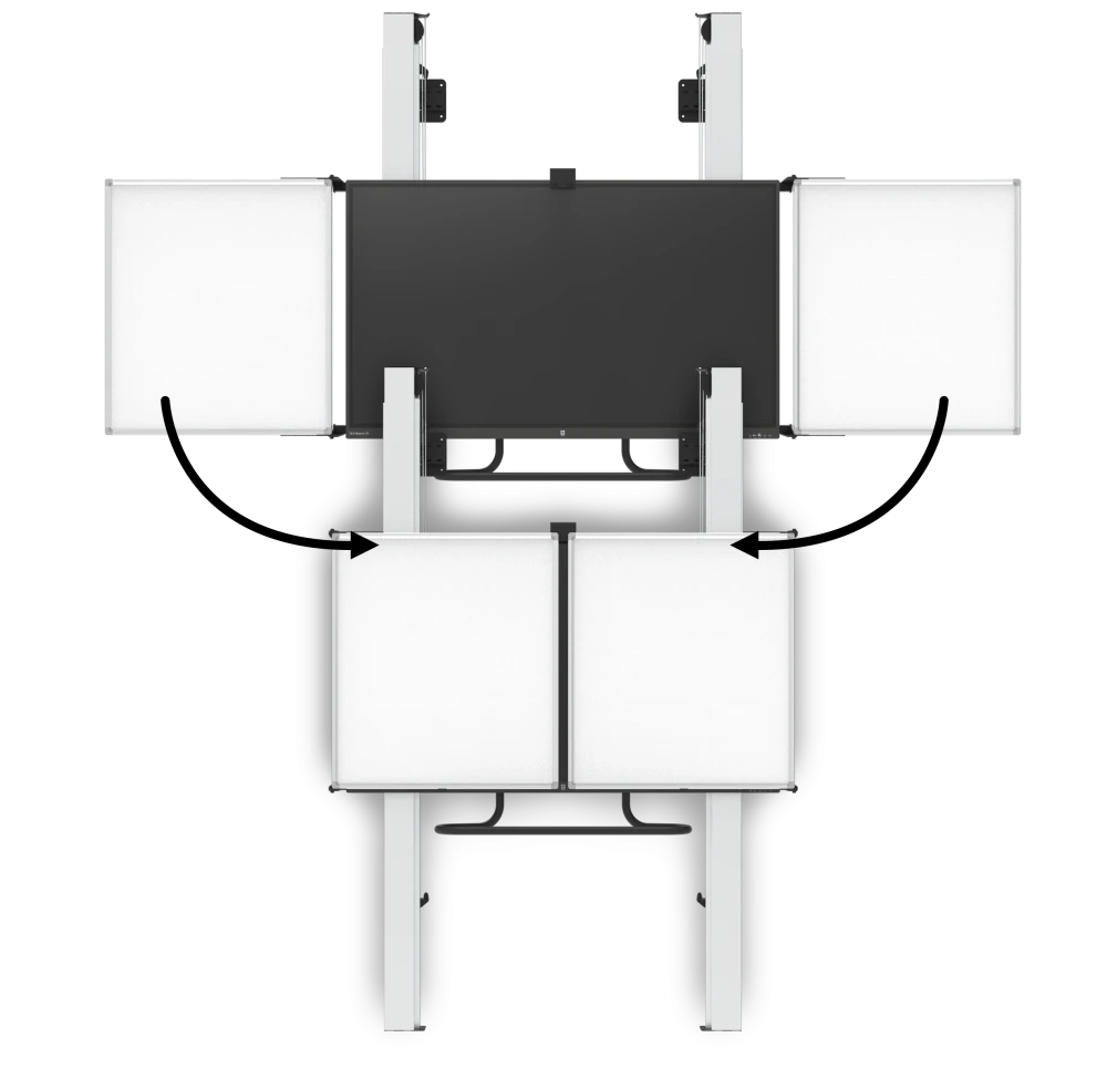 Ścienno-podłogowy system montażowy Avtek PylonLift Wings 75'