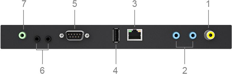 NEC MultiSync C501- złącza #2