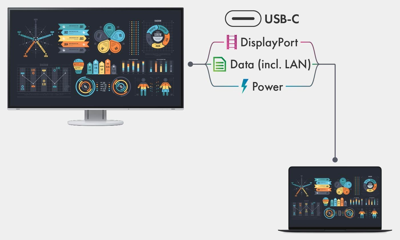 Monitor EIZO FlexScan EV2495-BK [czarny]