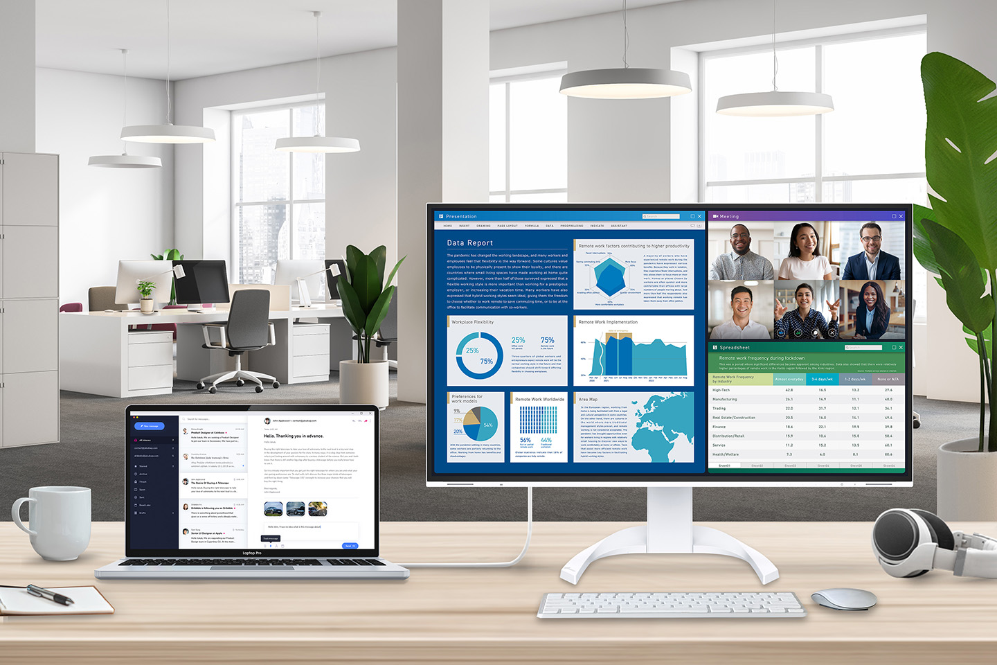 Monitor biurkowy EIZO EV2740X-WT