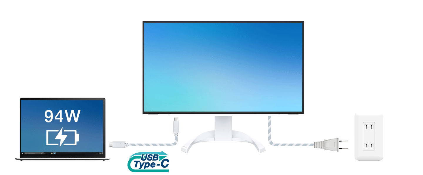 Monitor biurkowy EIZO EV2740X-WT