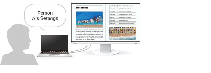 Monitor biurkowy EIZO EV2740X-WT