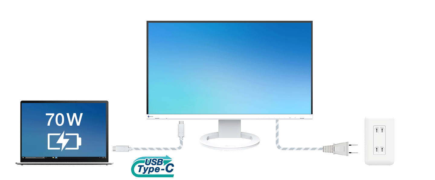 Monitor EIZO FlexScan EV2740S-BK [czarny]