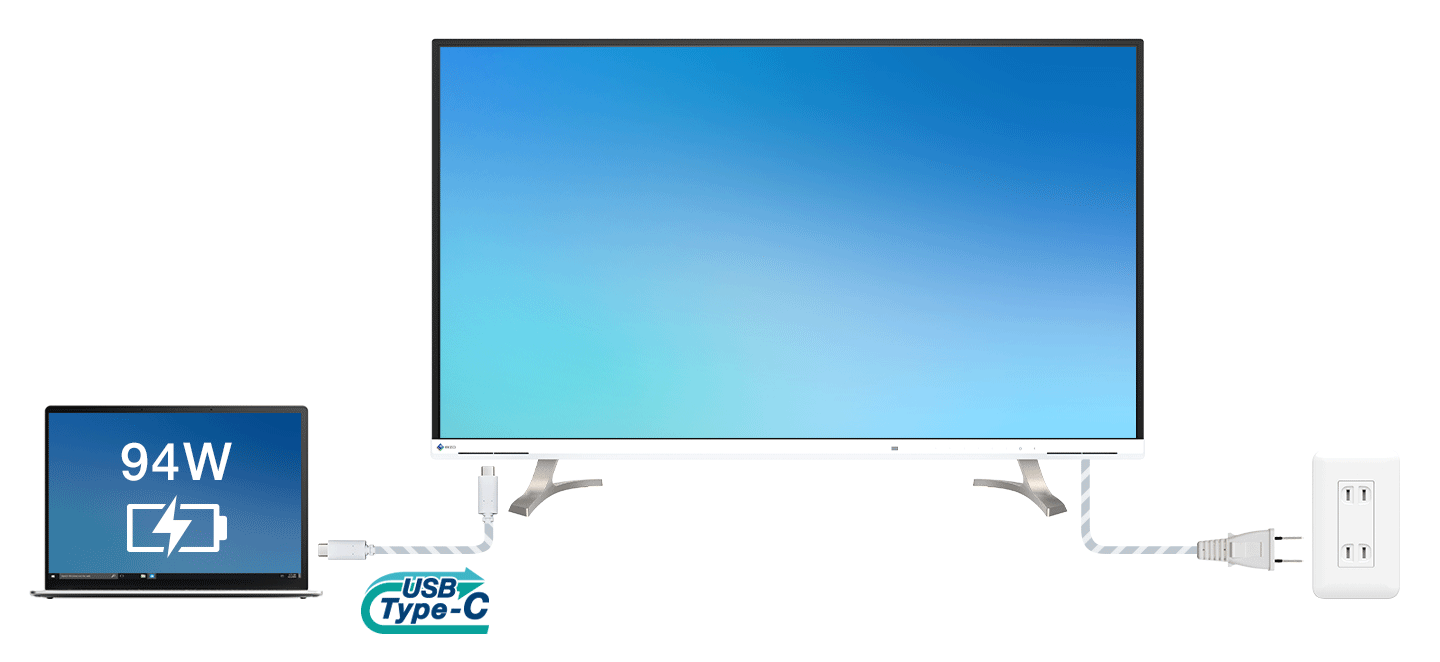Monitor EIZO FlexScan EV4340X-BK [czarny]