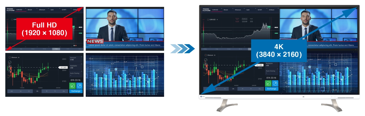 Monitor EIZO FlexScan EV4340X-BK [czarny]