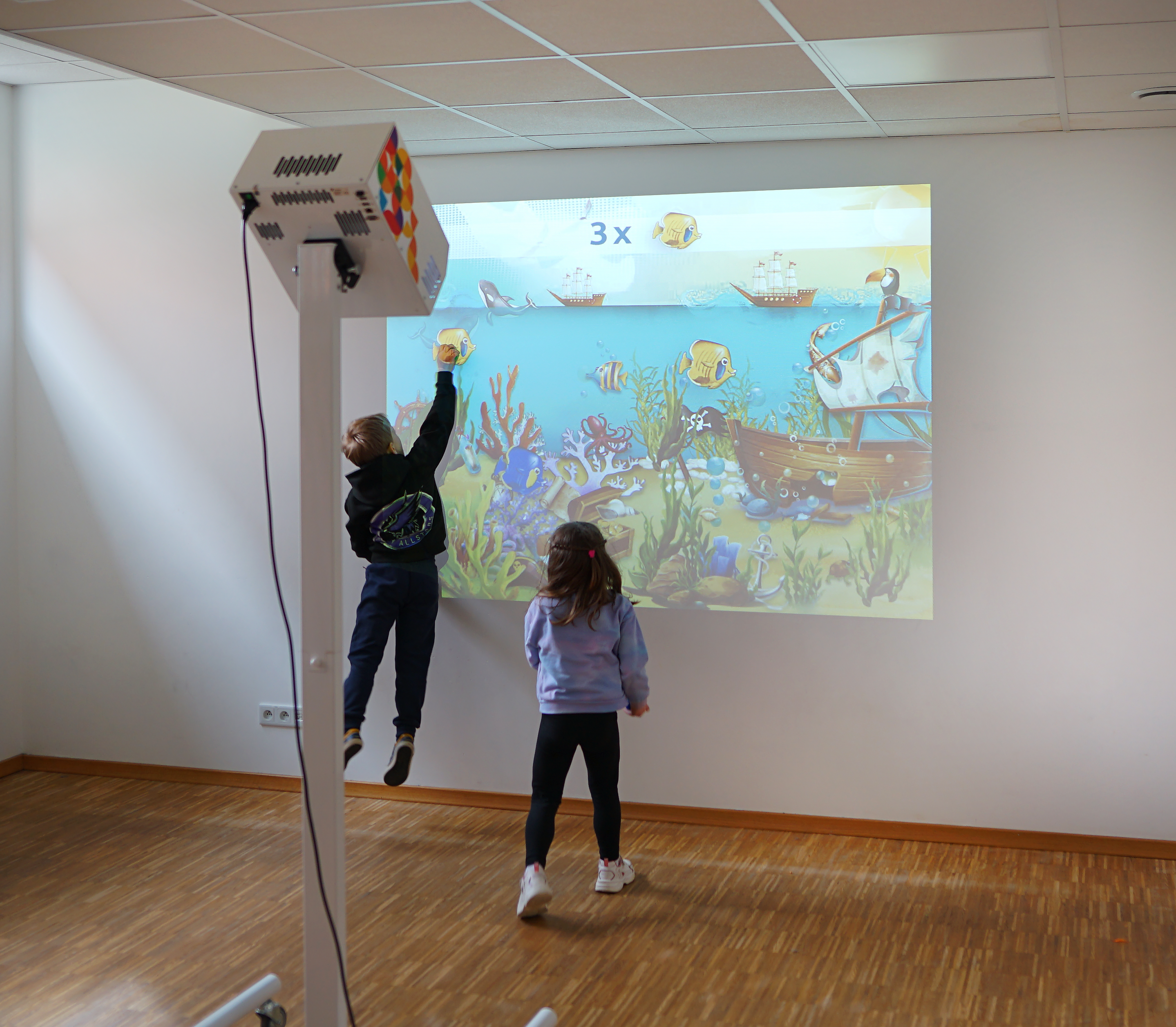 Podłoga interaktywna FunFloor MOBILNY PREMIUM 3w1