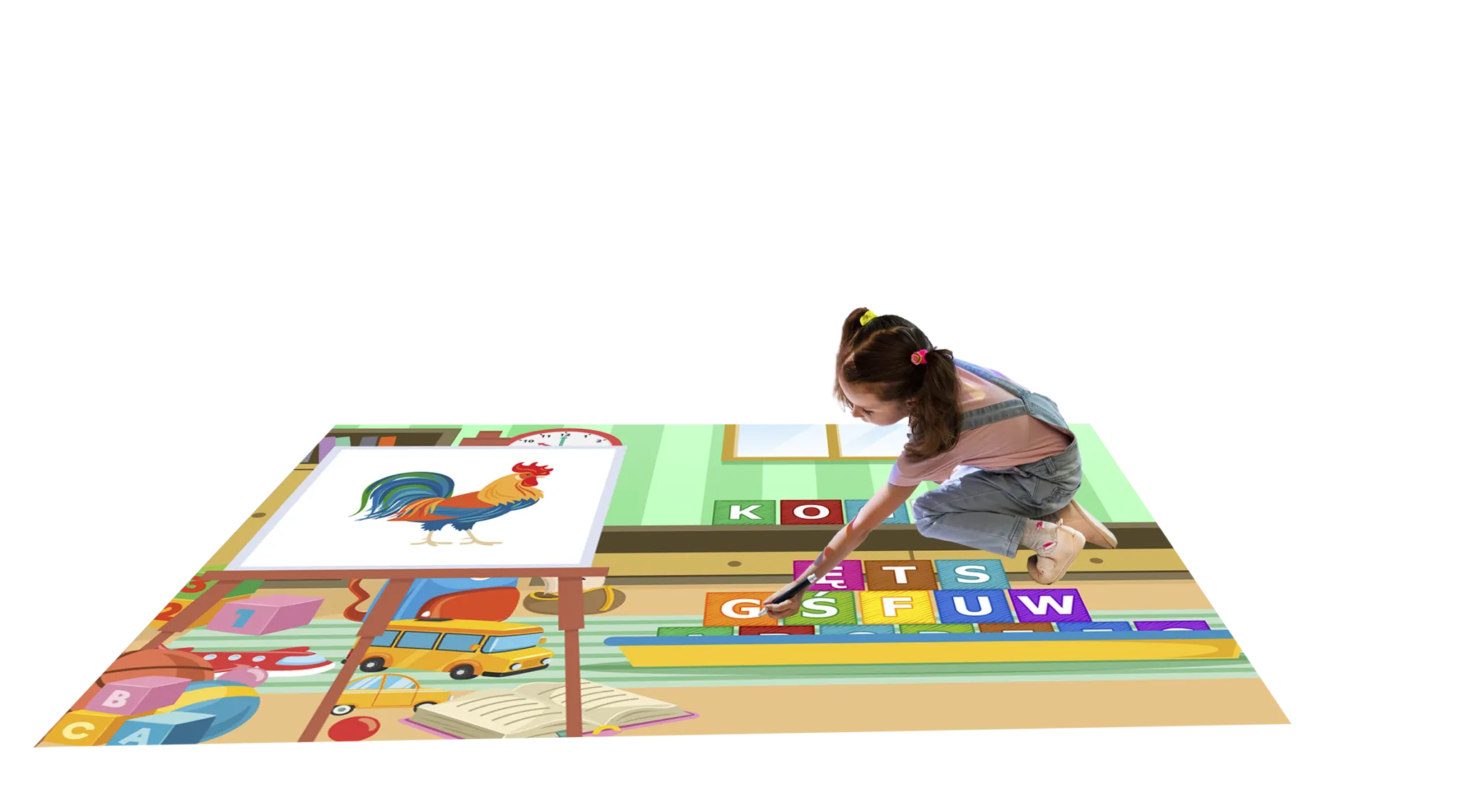 Interaktywny pisak krótki do podłóg interaktywnych FunFloor