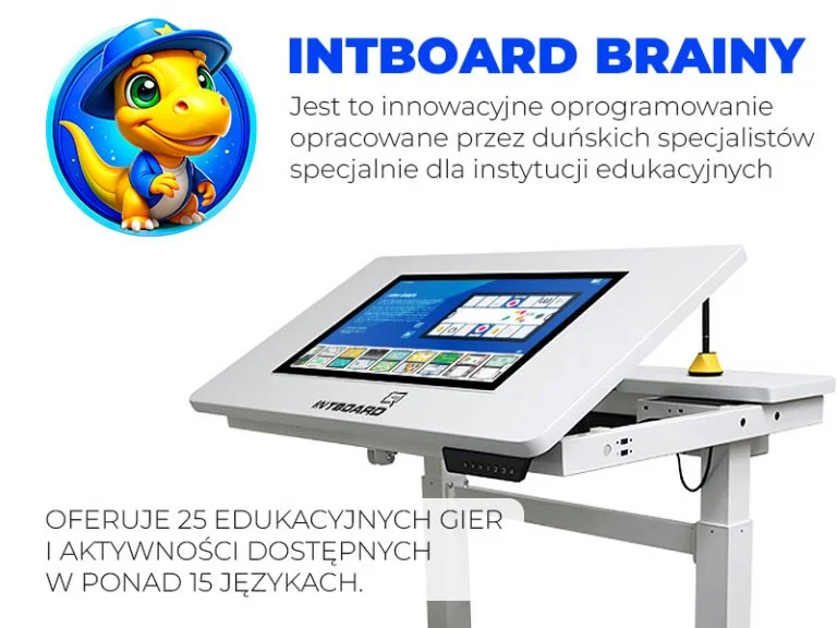 Biurko interaktywne INTBOARD STADY 24'' [Android] + Zestaw programów edukacyjnych INTBOARD BRAINY