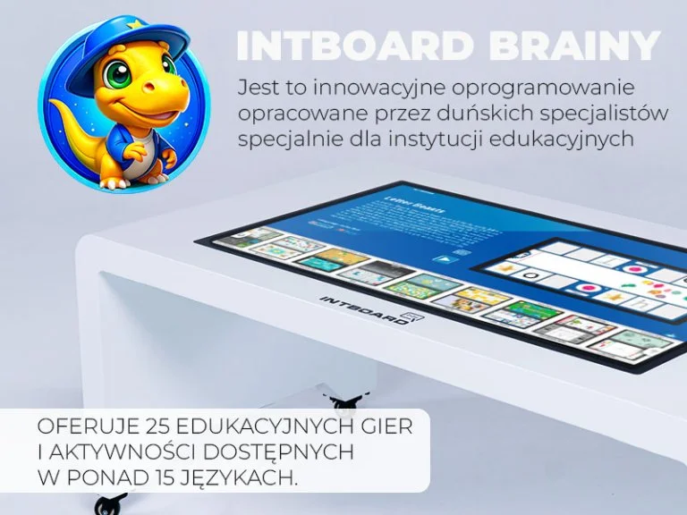 Stół interaktywny INTBOARD STYLE 32'' [Android] + Zestaw programów edukacyjnych INTBOARD BRAINY
