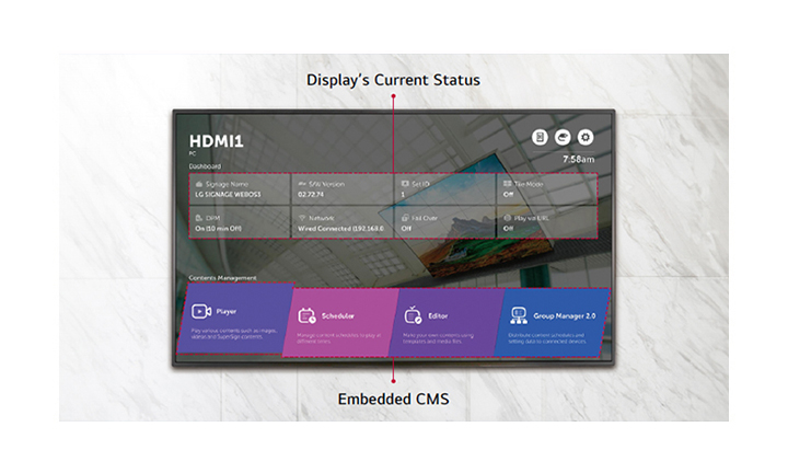 Player Digital Signage LG webOS Box WP601