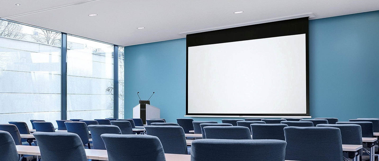 Ekran projekcyjny elektryczny Suprema POLARIS LITE