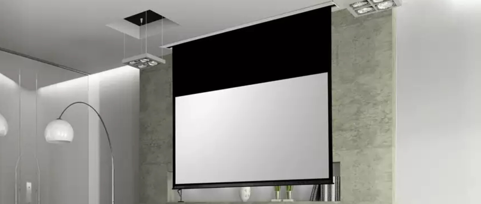 Ekran projekcyjny elektryczny Suprema POLARIS
