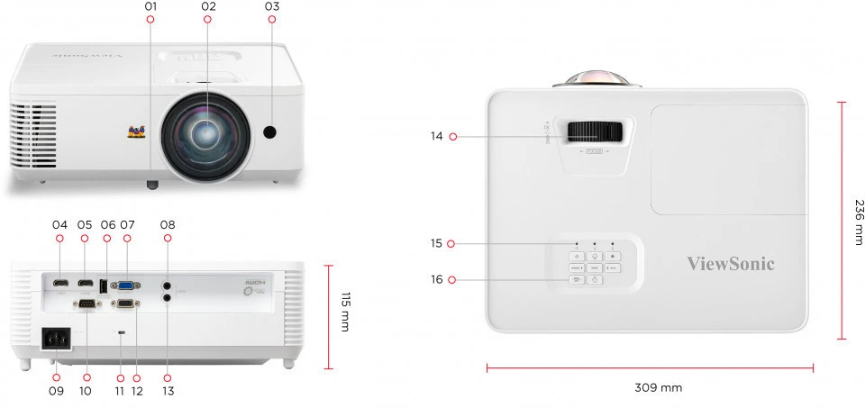 Projektor ViewSonic PS502X