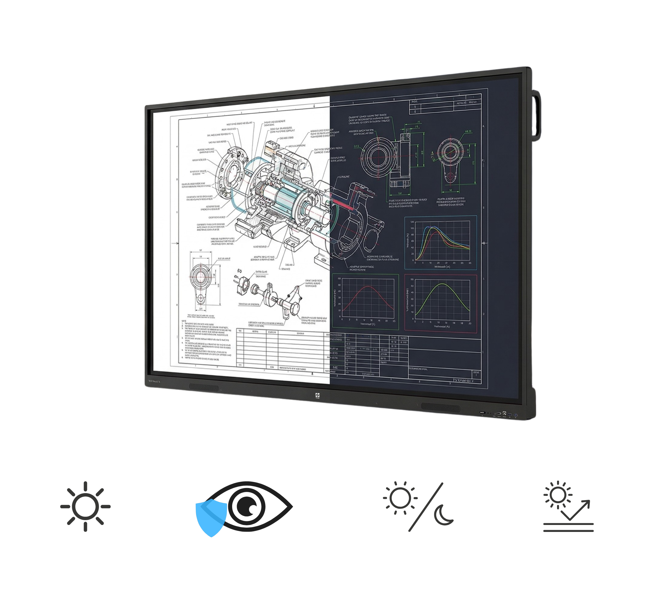 Monitor interaktywny 65" Avtek TouchScreen 9 Mate G