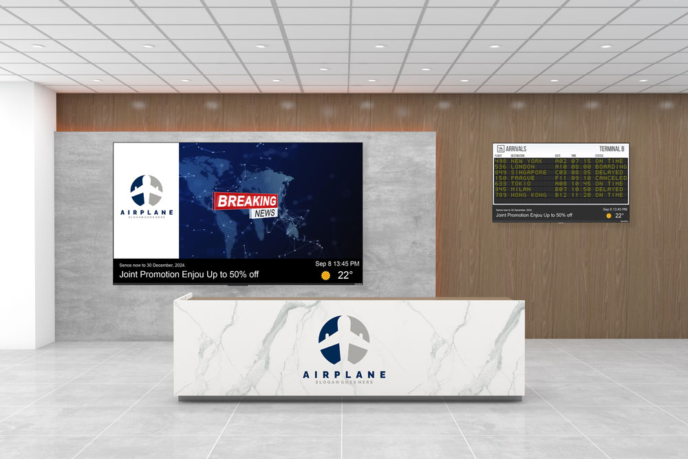 Monitor wielkoformatowy Newline STV-5524+