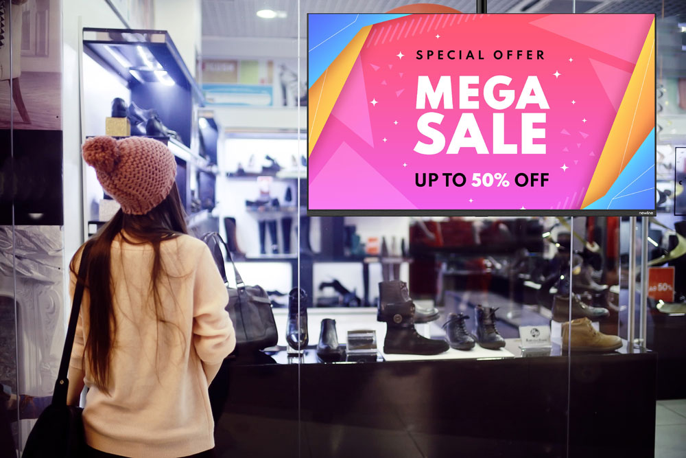 Monitor wielkoformatowy Newline STV-5524+