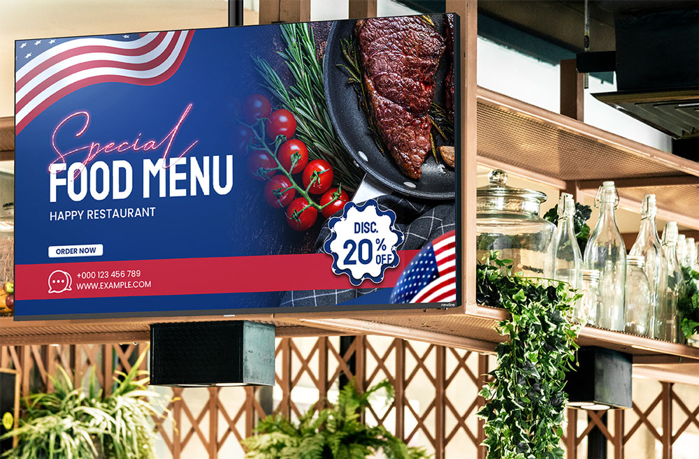 Monitor wielkoformatowy Newline STV-5524+